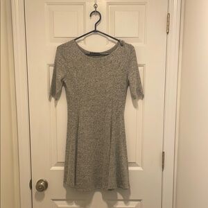 Chic Heather Gray Mini Dress